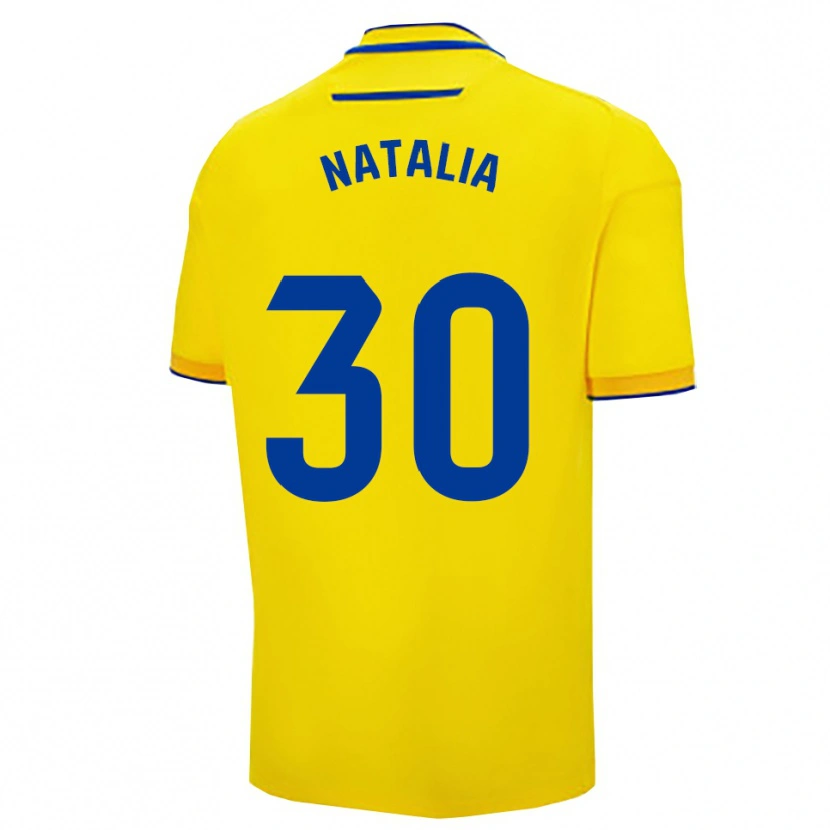 DanxenレディースNatalia Ramírez Chacón#30黄紺ホームシャツ2025/26ジャージーユニフォーム