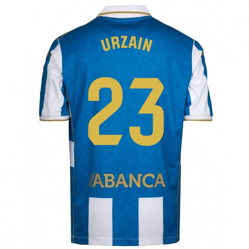 DanxenレディースFabián Urzain#23白青ホームシャツ2025/26ジャージーユニフォーム