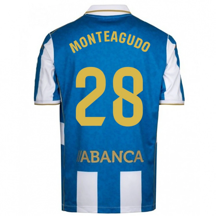DanxenレディースPaula Monteagudo#28白青ホームシャツ2025/26ジャージーユニフォーム