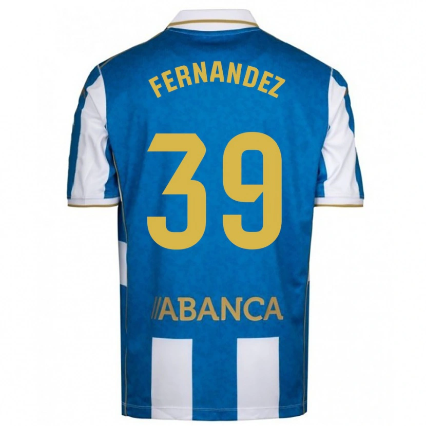 DanxenレディースDavid Fernández#39白青ホームシャツ2025/26ジャージーユニフォーム