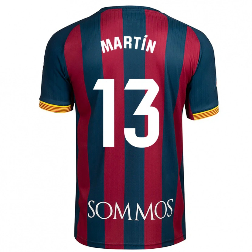 DanxenレディースDani Martín#13紺青赤ホームシャツ2025/26ジャージーユニフォーム