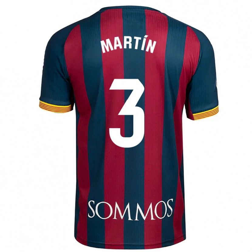 DanxenレディースJordi Martín#3紺青赤ホームシャツ2025/26ジャージーユニフォーム