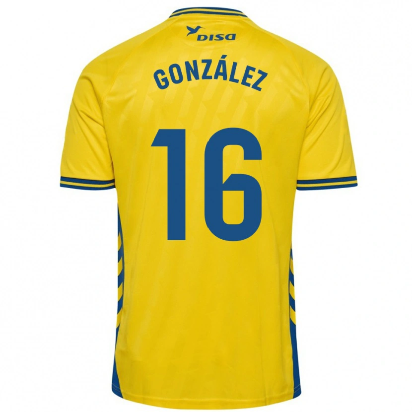 DanxenレディースIñaki González#16黄青ホームシャツ2025/26ジャージーユニフォーム