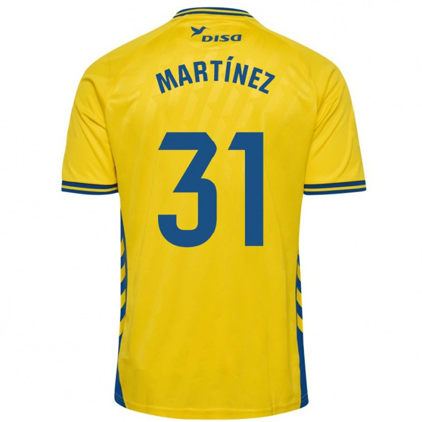 DanxenレディースIan Martínez#31黄青ホームシャツ2025/26ジャージーユニフォーム