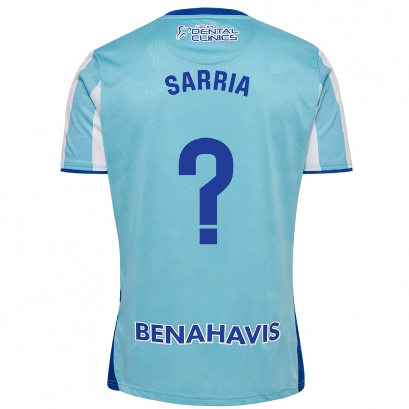 DanxenレディースCristian Sarria#0空色白ホームシャツ2025/26ジャージーユニフォーム