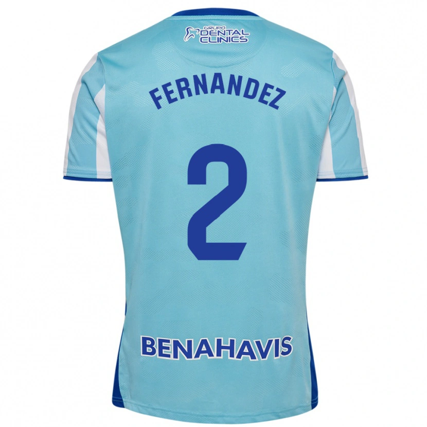 DanxenレディースAron Neqach Fernández#2空色白ホームシャツ2025/26ジャージーユニフォーム