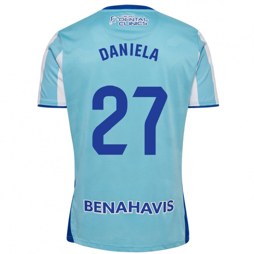 DanxenレディースDaniela Sáenz Parra#27空色白ホームシャツ2025/26ジャージーユニフォーム
