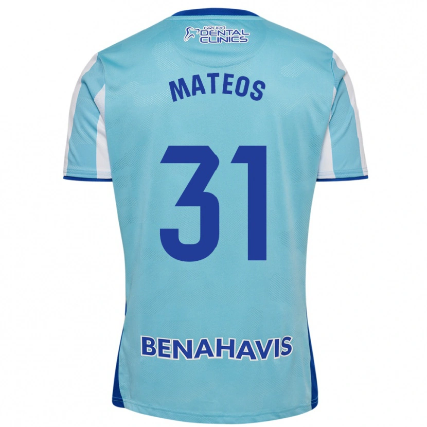 DanxenレディースÁlex Mateos#31空色白ホームシャツ2025/26ジャージーユニフォーム
