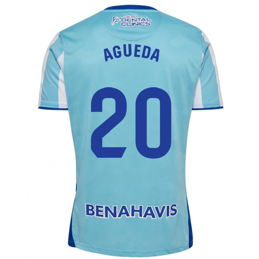 DanxenレディースAgueda Gonzalez Sanz#20空色白ホームシャツ2025/26ジャージーユニフォーム
