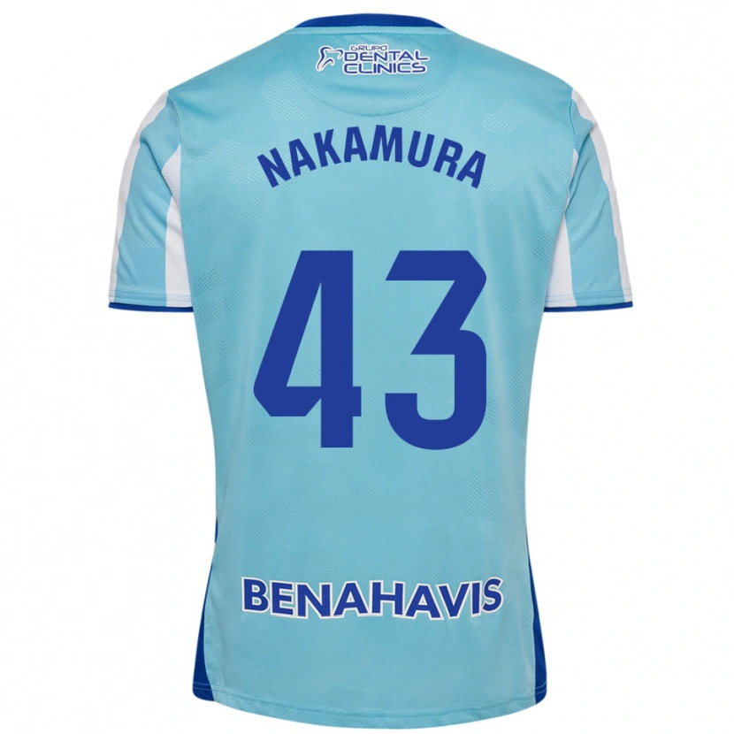 DanxenレディースMare Nakamura#43空色白ホームシャツ2025/26ジャージーユニフォーム