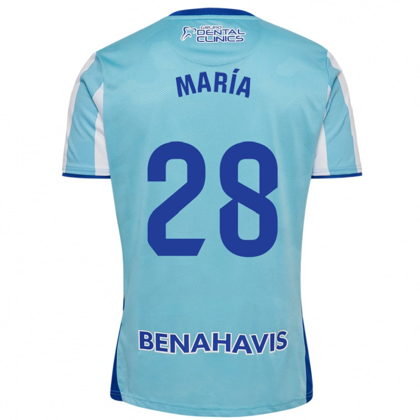 DanxenレディースMaría Albacete Pato#28空色白ホームシャツ2025/26ジャージーユニフォーム
