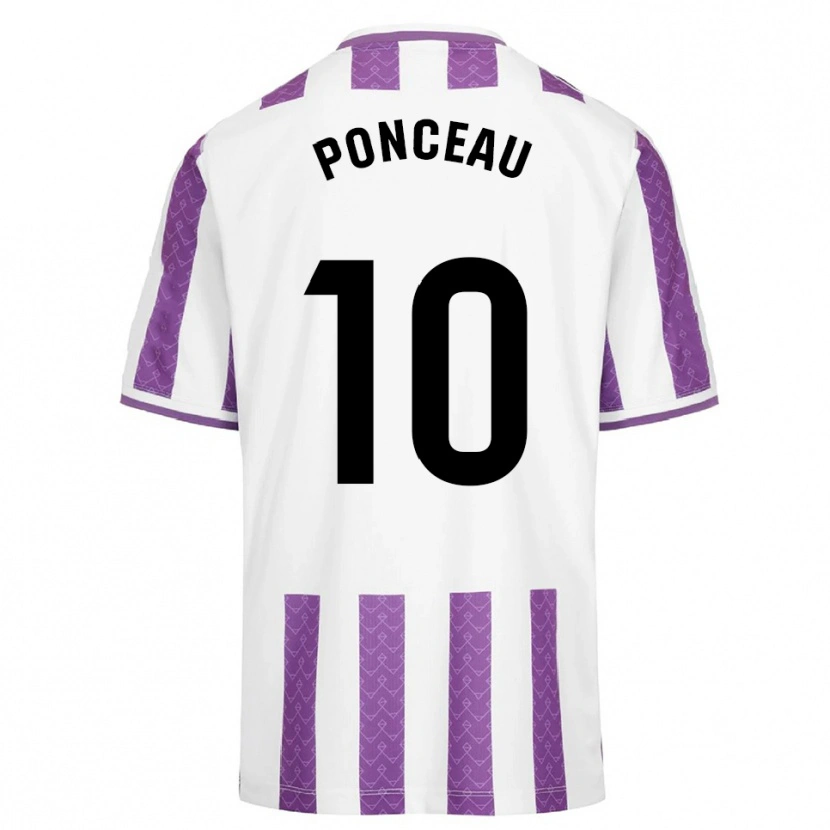 DanxenレディースJulien Ponceau#10紫白ホームシャツ2025/26ジャージーユニフォーム