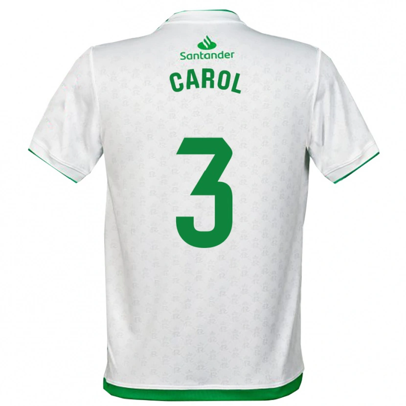 DanxenレディースCarolina Hernández Fernández#3緑白ホームシャツ2025/26ジャージーユニフォーム