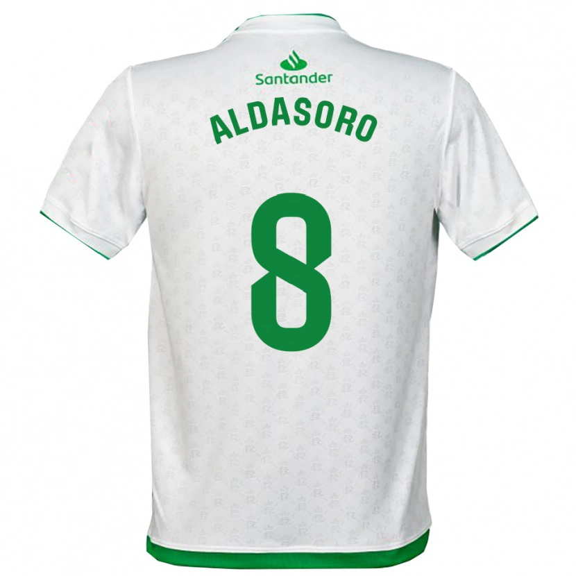 DanxenレディースAritz Aldasoro#8緑白ホームシャツ2025/26ジャージーユニフォーム