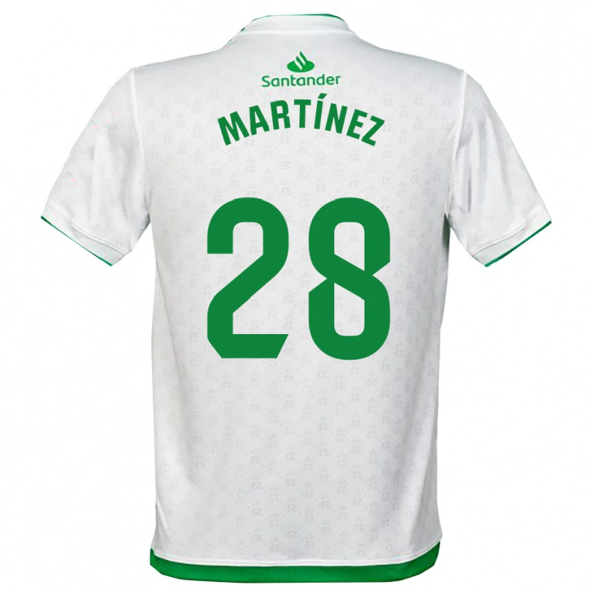 DanxenレディースSergio Martínez#28緑白ホームシャツ2025/26ジャージーユニフォーム
