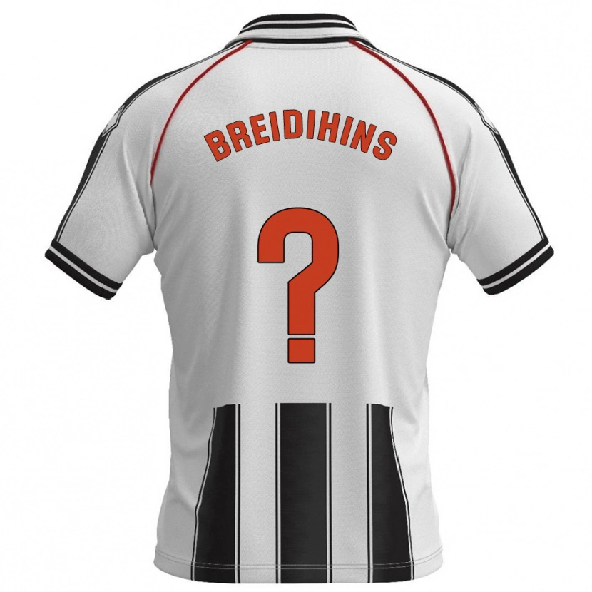 DanxenレディースKirils Bredihins#0白黒ホームシャツ2025/26ジャージーユニフォーム