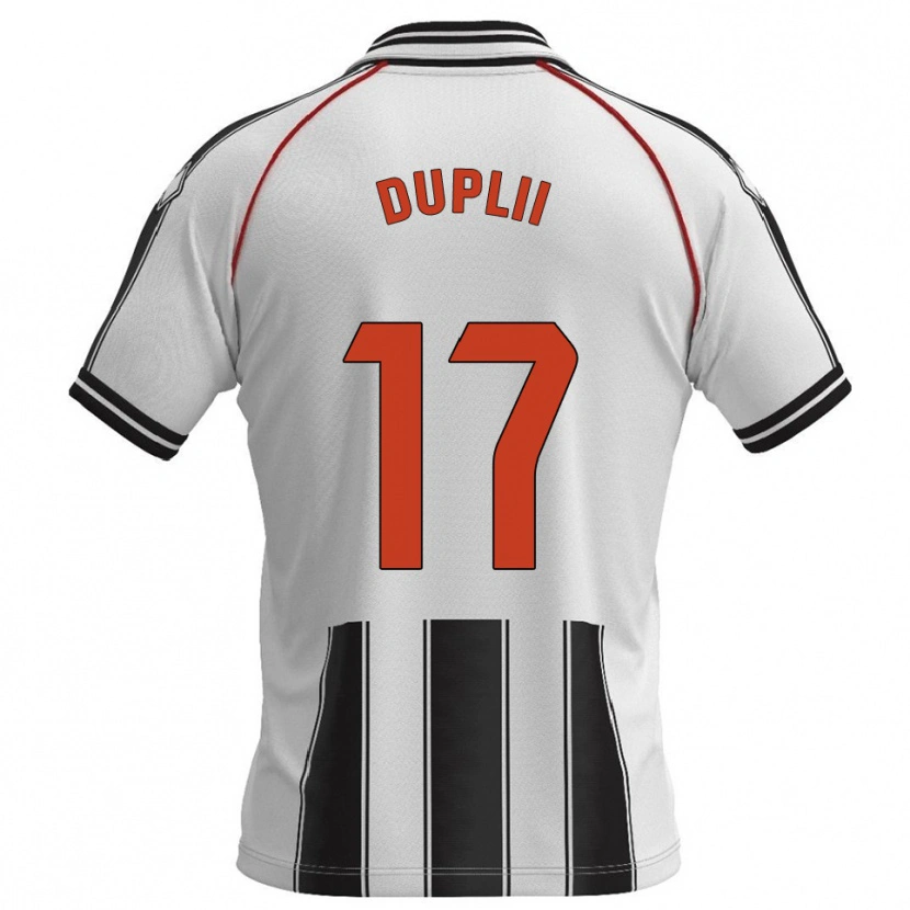 DanxenレディースDaniil Duplii#17白黒ホームシャツ2025/26ジャージーユニフォーム