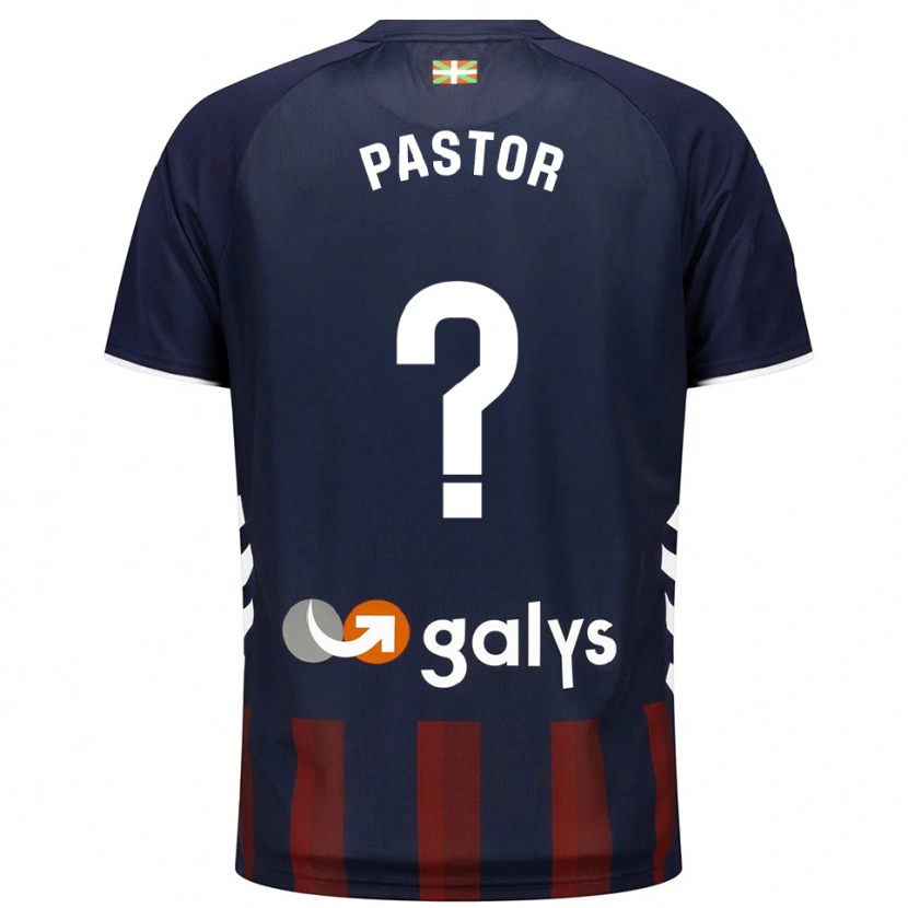 DanxenレディースXavier Pastor#0紺赤ホームシャツ2025/26ジャージーユニフォーム