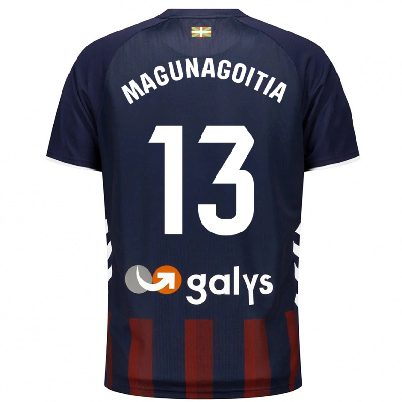 DanxenレディースJonmi Magunagoitia#13紺赤ホームシャツ2025/26ジャージーユニフォーム