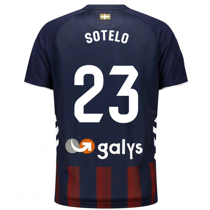 DanxenレディースMarcos Sotelo#23紺赤ホームシャツ2025/26ジャージーユニフォーム