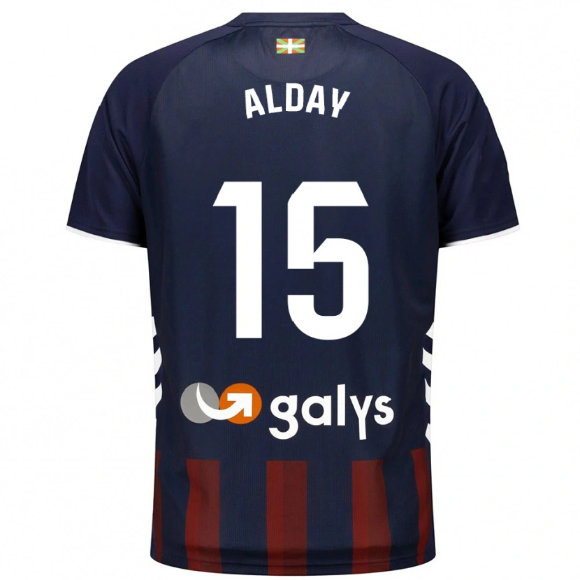DanxenレディースIker Alday#15紺赤ホームシャツ2025/26ジャージーユニフォーム