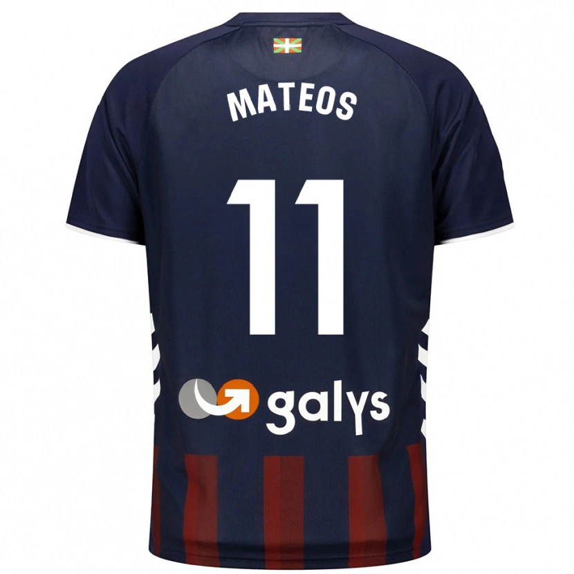 DanxenレディースEndika Mateos#11紺赤ホームシャツ2025/26ジャージーユニフォーム