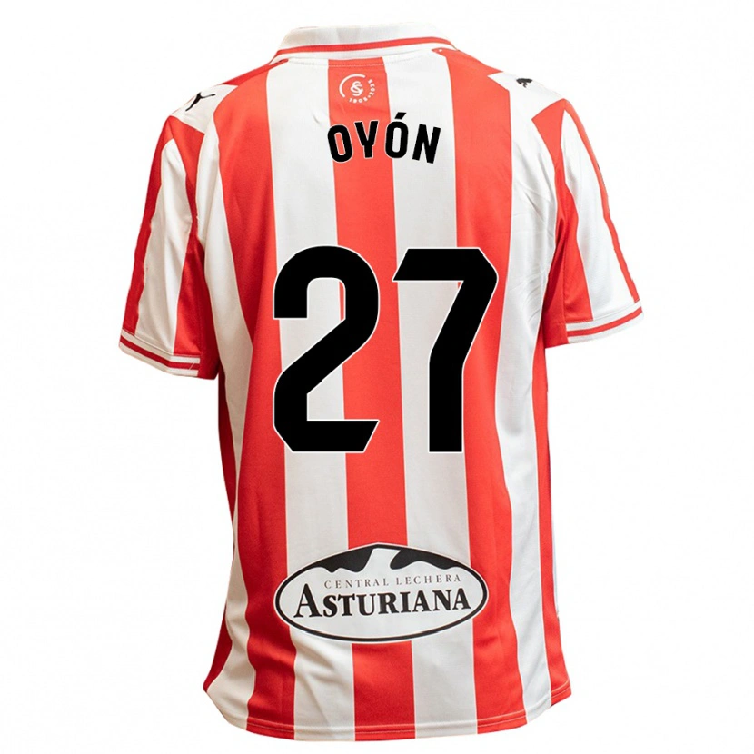 DanxenレディースÁlex Oyón#27白赤ホームシャツ2025/26ジャージーユニフォーム