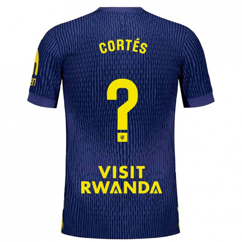 DanxenレディースLucas Cortés#0紺黄アウェイシャツ2025/26ジャージーユニフォーム