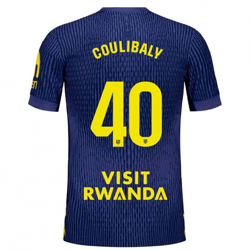 DanxenレディースIzan Coulibaly#40紺黄アウェイシャツ2025/26ジャージーユニフォーム