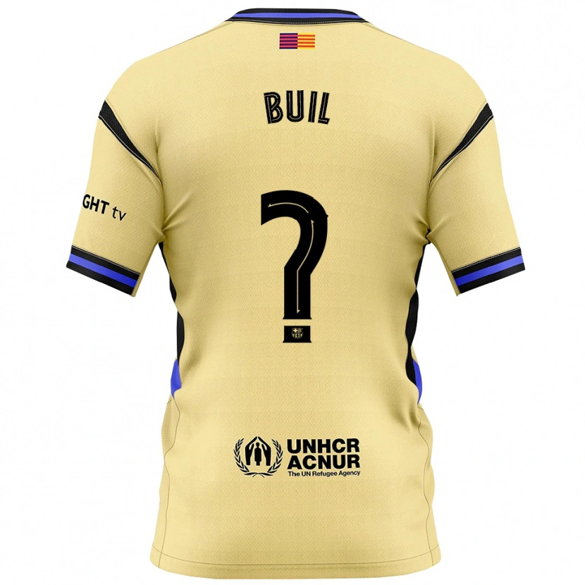 DanxenレディースGorka Buil#0黄黒アウェイシャツ2025/26ジャージーユニフォーム