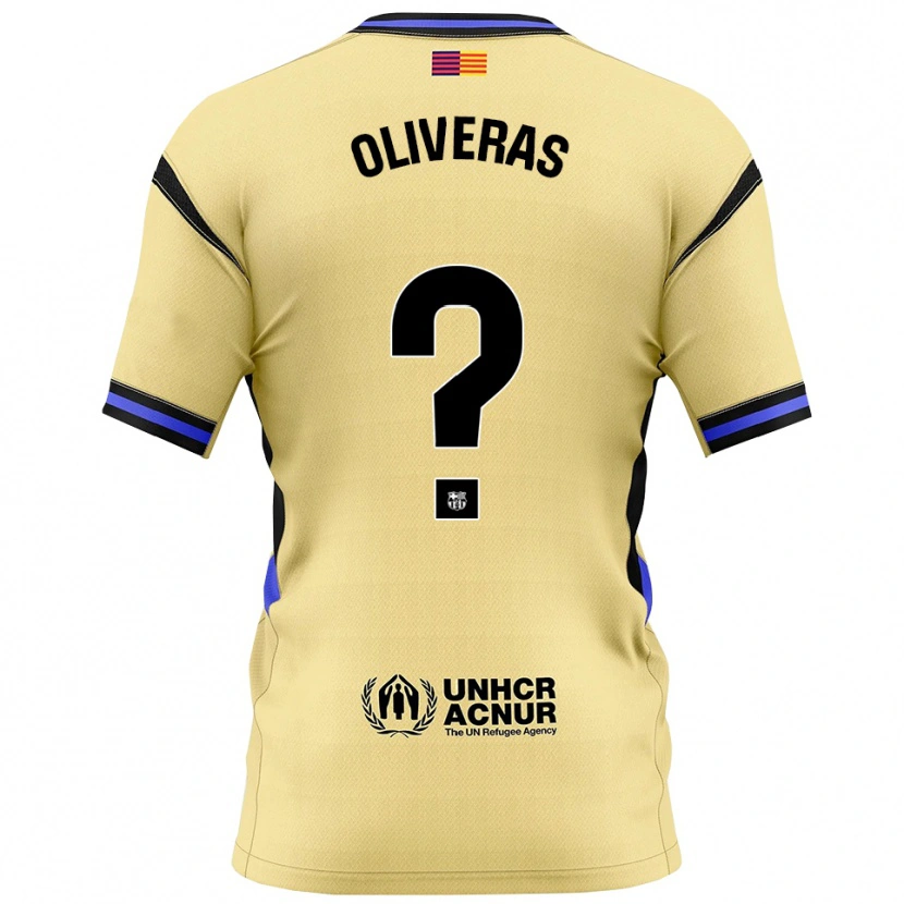 DanxenレディースRóbert Oliveras#0黄黒アウェイシャツ2025/26ジャージーユニフォーム
