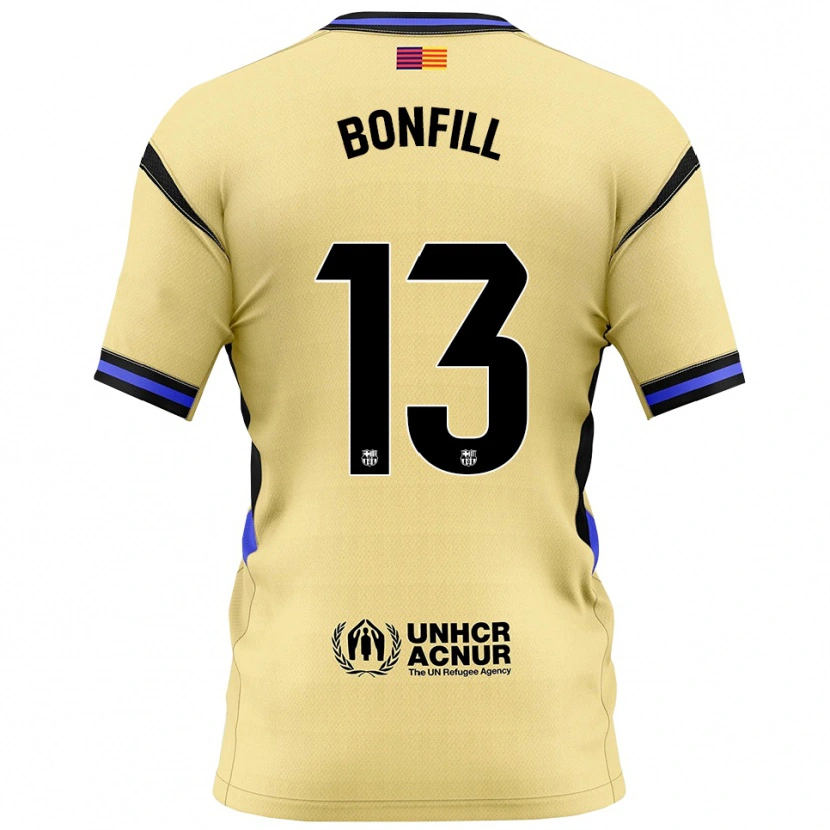 DanxenレディースMax Bonfill#13黄黒アウェイシャツ2025/26ジャージーユニフォーム
