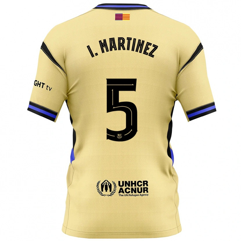 Danxenレディースイニゴ・マルティネス#5黄黒アウェイシャツ2025/26ジャージーユニフォーム