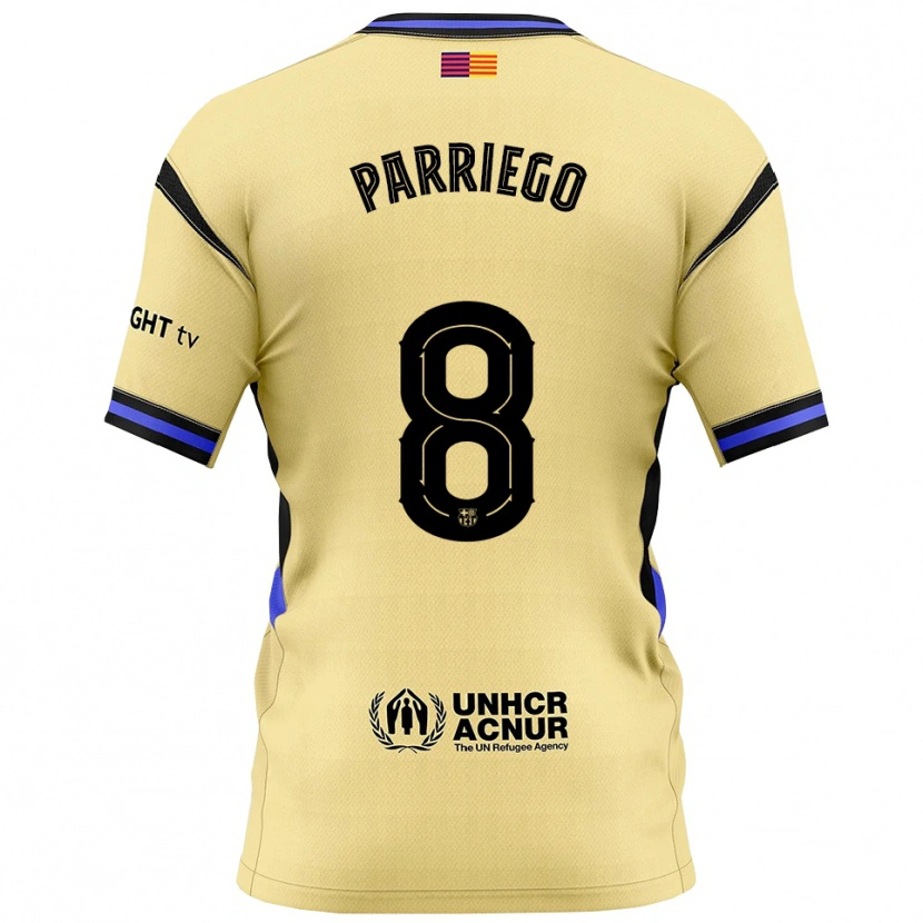 DanxenレディースMarcos Parriego#8黄黒アウェイシャツ2025/26ジャージーユニフォーム