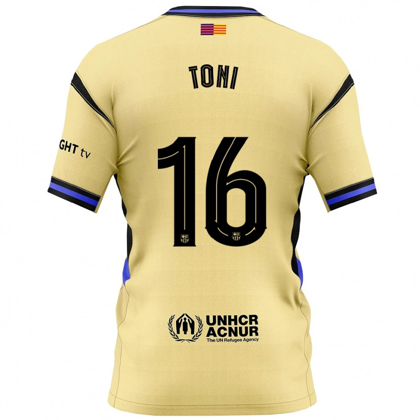 Danxenレディーストニー・フェルナンデス#16黄黒アウェイシャツ2025/26ジャージーユニフォーム