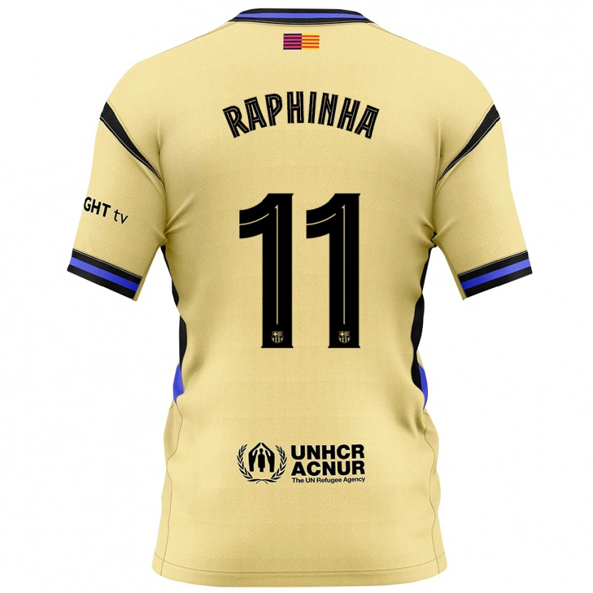 Danxenレディースハファエウ・ジアス・ベローリ#11黄黒アウェイシャツ2025/26ジャージーユニフォーム