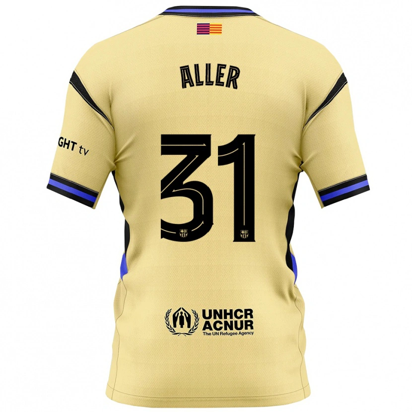 Danxenレディースエダー・オーラー・ゴンサレス#31黄黒アウェイシャツ2025/26ジャージーユニフォーム