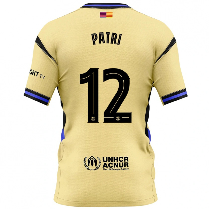 Danxenレディースパトリシア・ギジャロ#12黄黒アウェイシャツ2025/26ジャージーユニフォーム