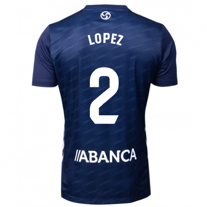 Danxenレディースイワン・ロペス#2紺白アウェイシャツ2025/26ジャージーユニフォーム