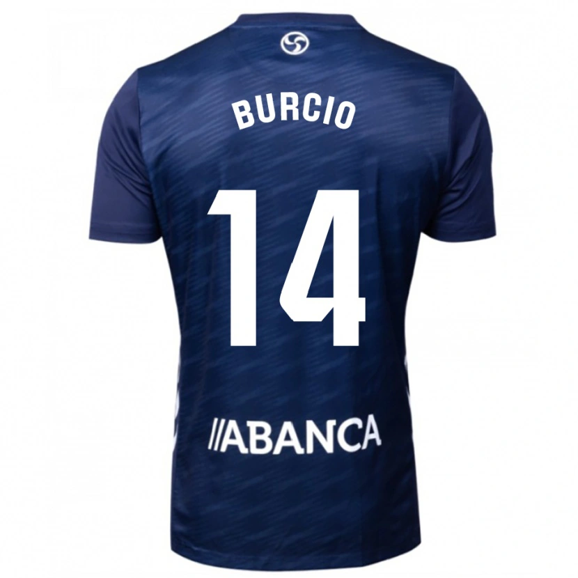 DanxenレディースHugo Burcio#14紺白アウェイシャツ2025/26ジャージーユニフォーム