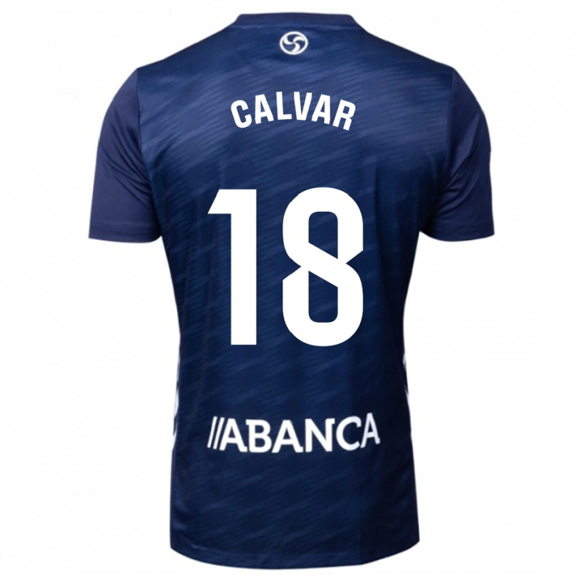 DanxenレディースMaría Calvar#18紺白アウェイシャツ2025/26ジャージーユニフォーム