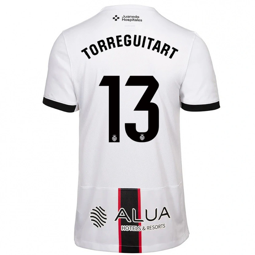 DanxenレディースNil Torreguitart#13白黒アウェイシャツ2025/26ジャージーユニフォーム