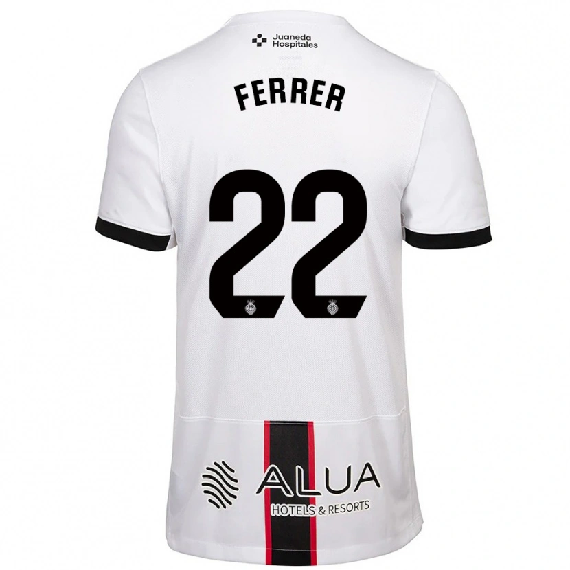 DanxenレディースDavid Ferrer#22白黒アウェイシャツ2025/26ジャージーユニフォーム