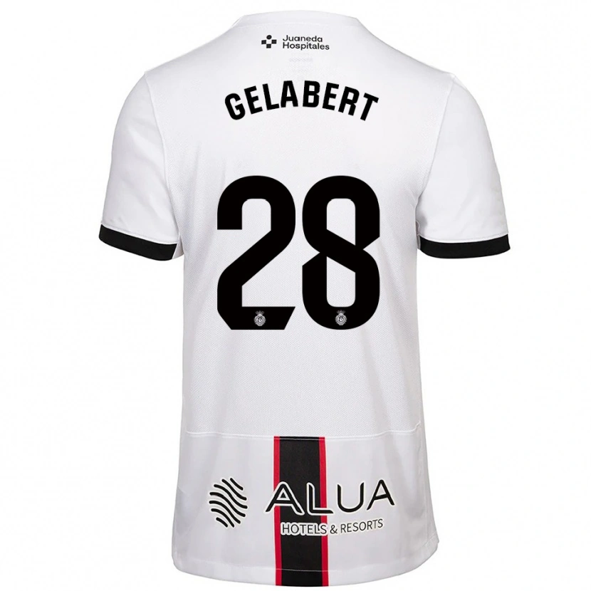 DanxenレディースMiquel Gelabert#28白黒アウェイシャツ2025/26ジャージーユニフォーム