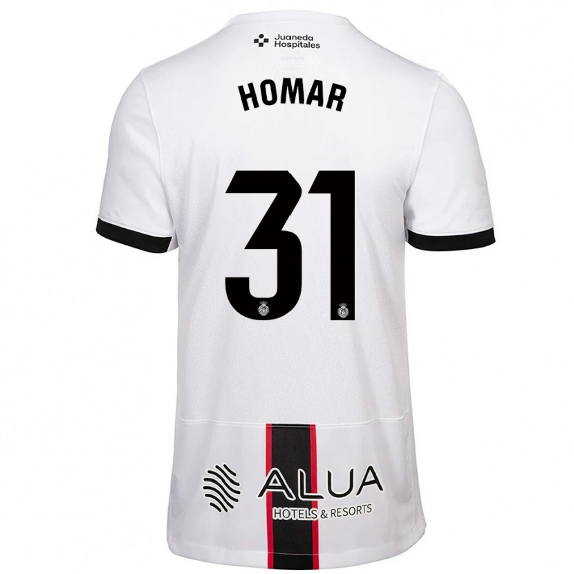 DanxenレディースGaspar Homar#31白黒アウェイシャツ2025/26ジャージーユニフォーム