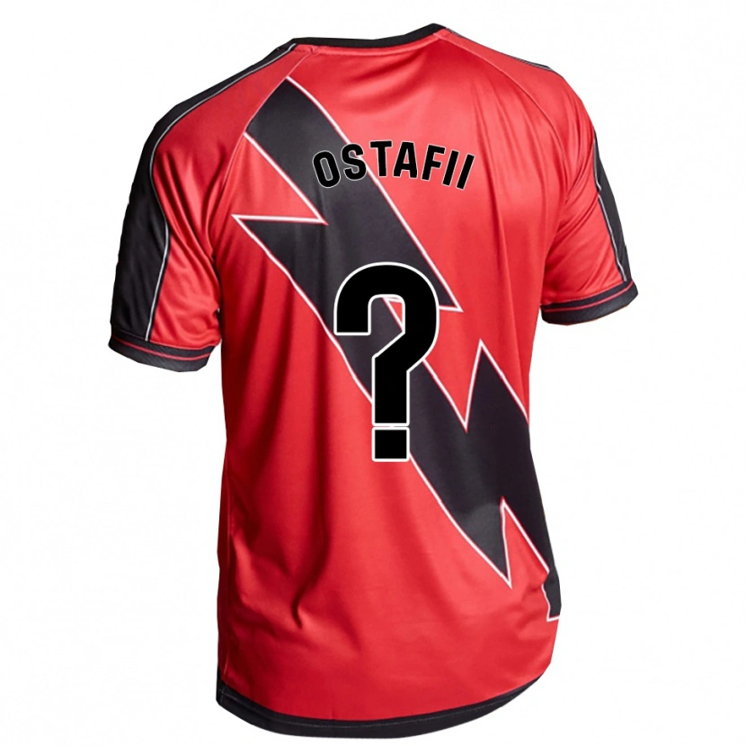 DanxenレディースDavid Ostafii#0赤黒アウェイシャツ2025/26ジャージーユニフォーム
