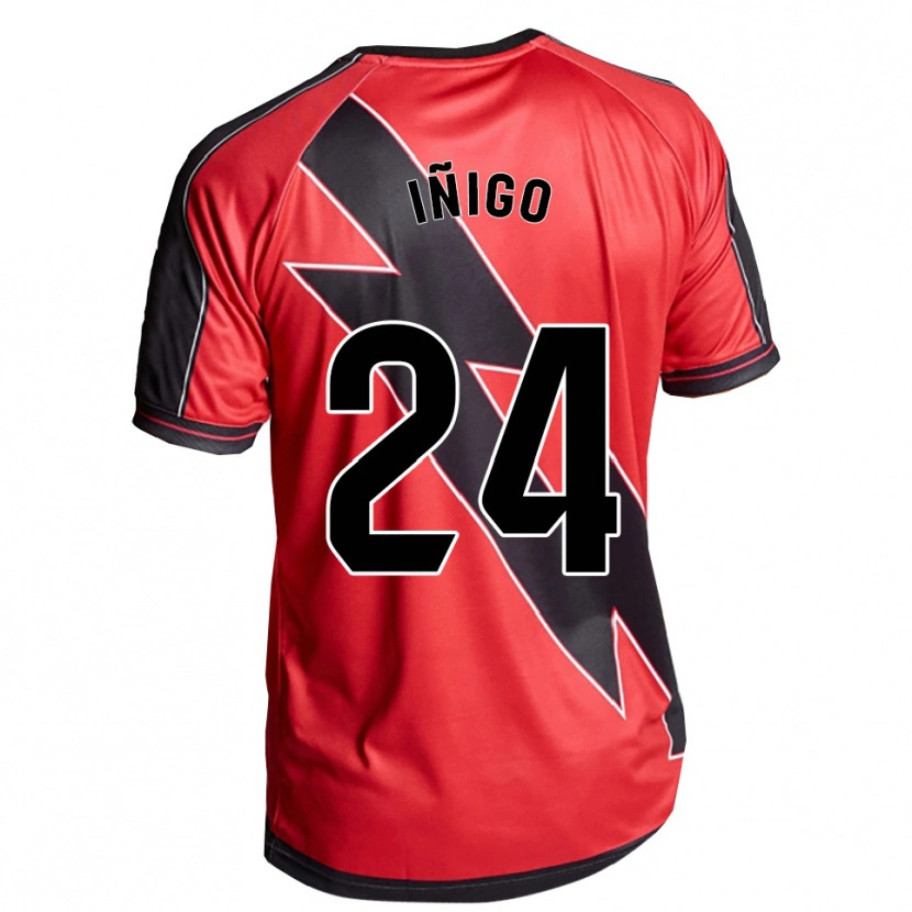 DanxenレディースIván Iñigo#24赤黒アウェイシャツ2025/26ジャージーユニフォーム