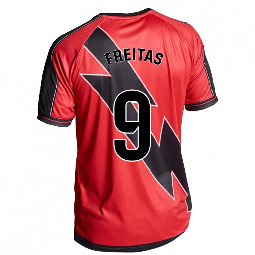 DanxenレディースIsadora Freitas#9赤黒アウェイシャツ2025/26ジャージーユニフォーム
