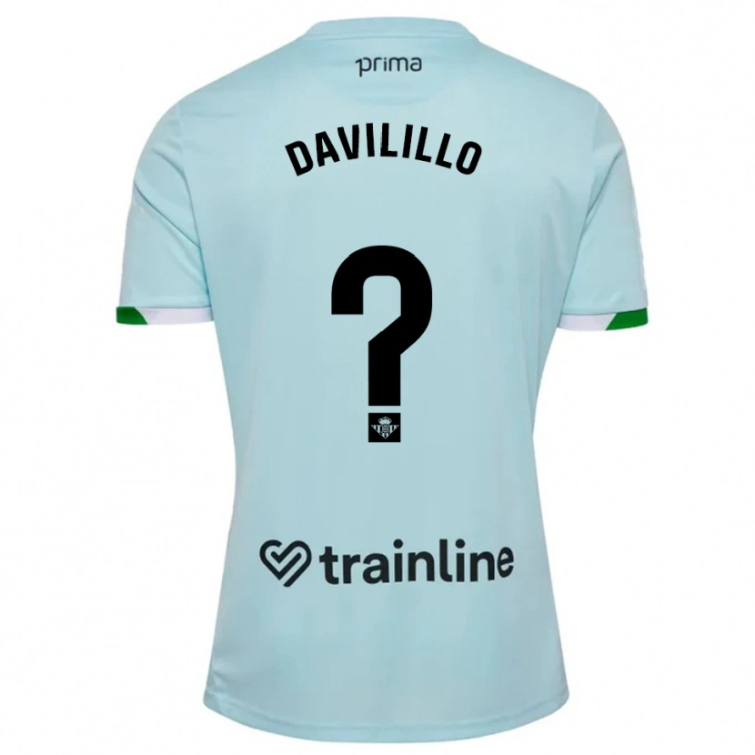 DanxenレディースDavilillo#0空色緑アウェイシャツ2025/26ジャージーユニフォーム