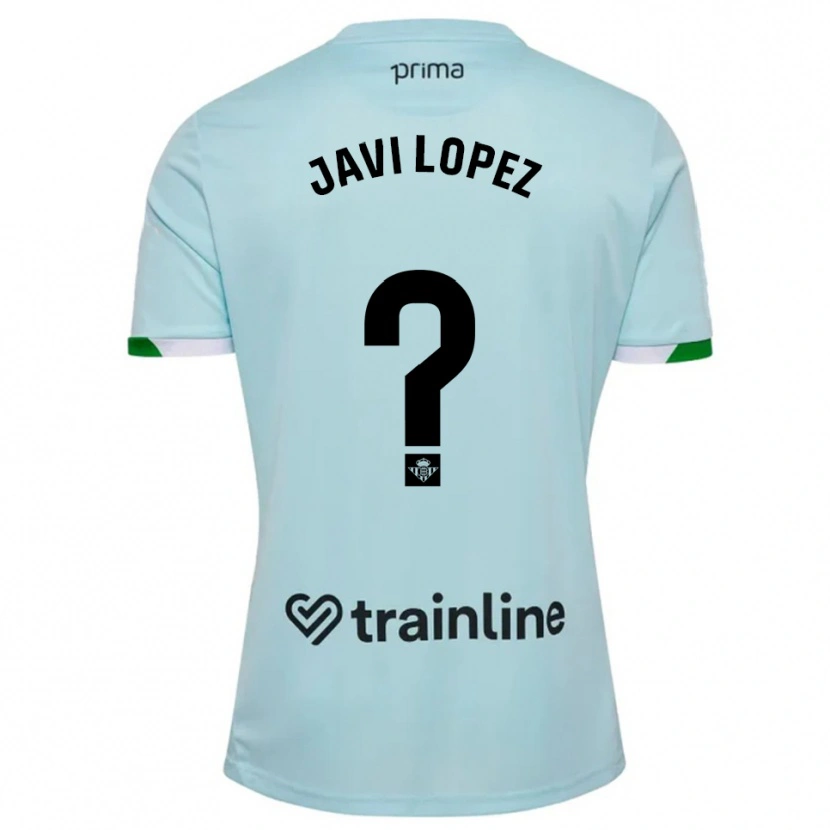DanxenレディースJavi López#0空色緑アウェイシャツ2025/26ジャージーユニフォーム